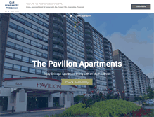 Tablet Screenshot of pavilionapartments.net